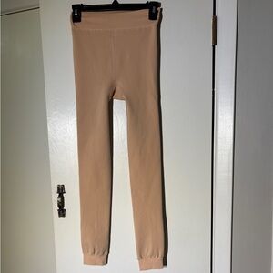 Women’s Tan fleece leggings